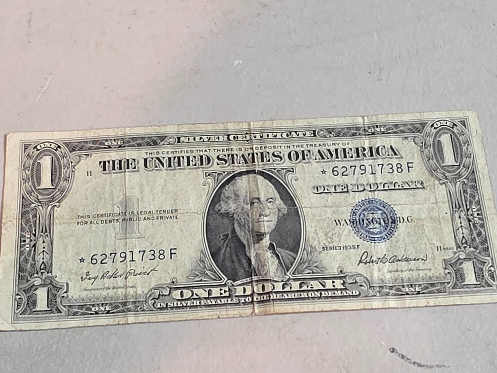 1935 U.S. Silver Certificate Dollar