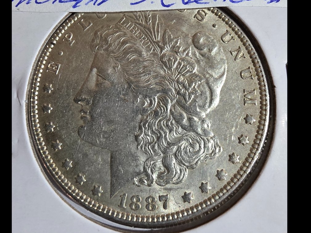 1887 P Morgan Silver Dollar