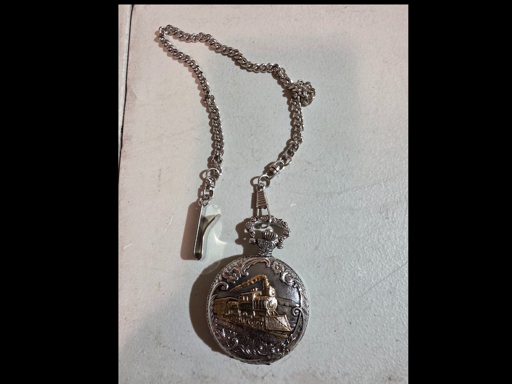 Train Pocket Watch