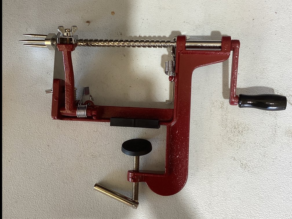 Hand Crank Apple Peeler