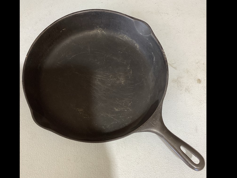Two Cast Iron Skillets