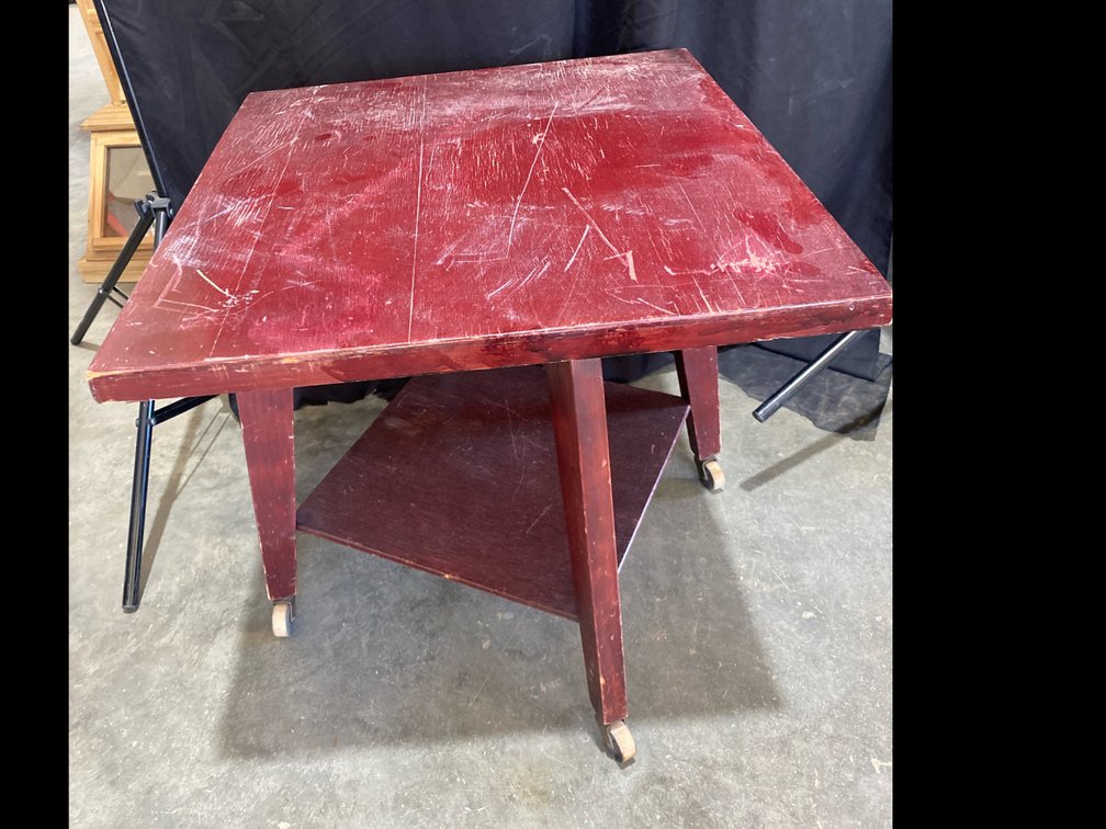 Rolling Side Table