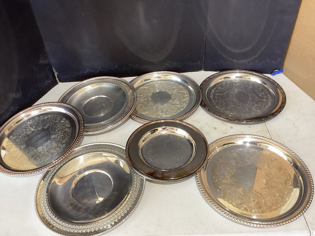 Silverplated  Serving Trays