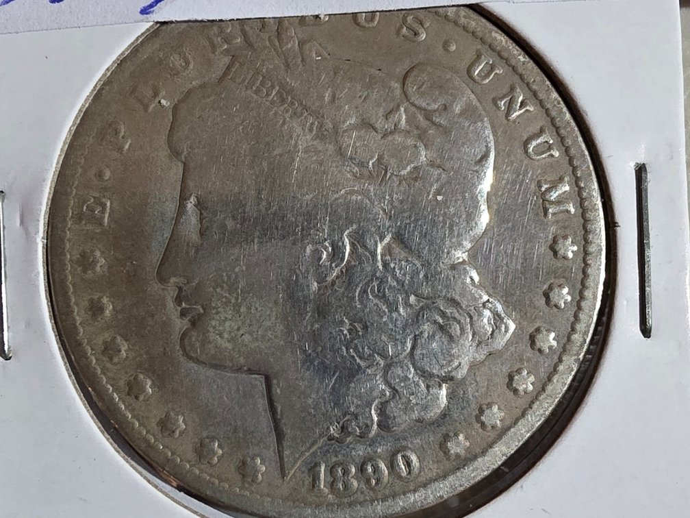 1890 CC Morgan Silver Dollar