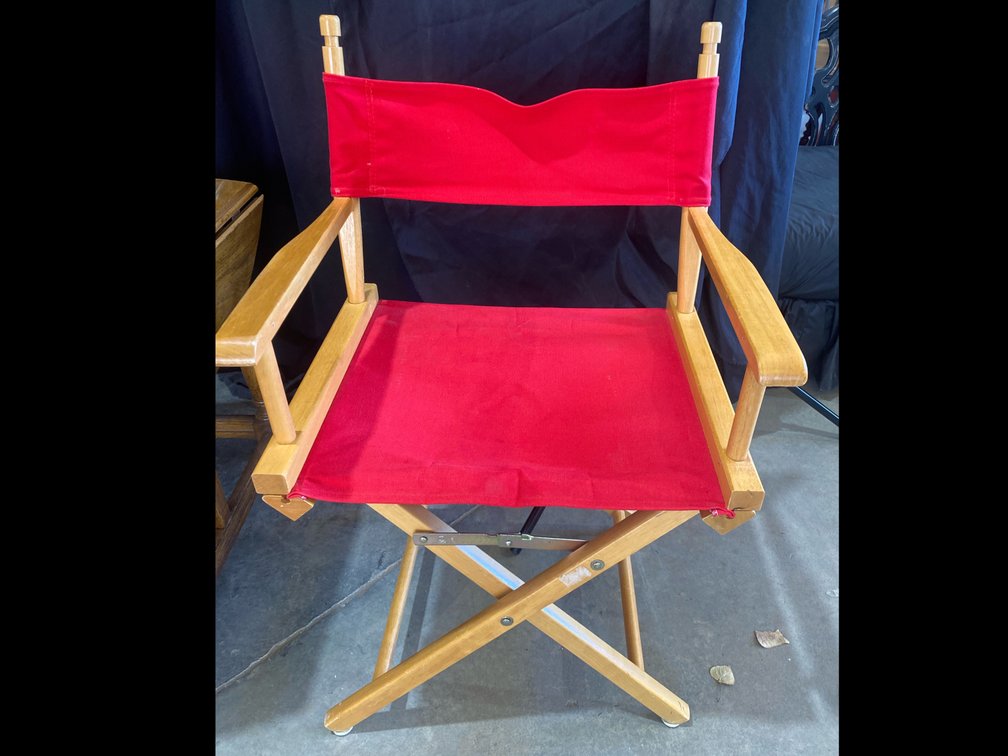 Folding Directors Canvas Chair