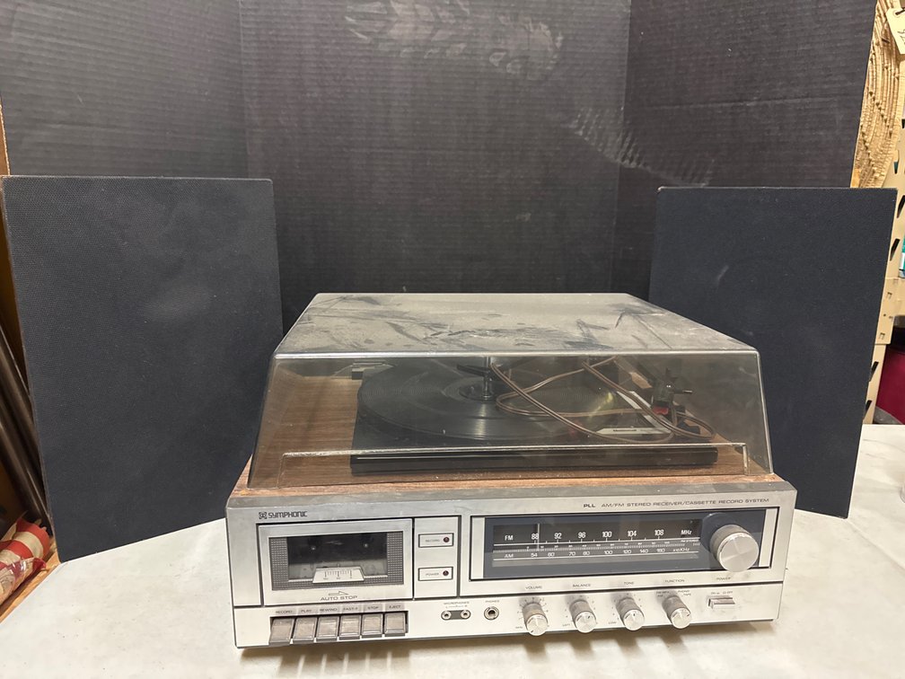 Symphonic AM/FM Stereo Recieiver /Cassette Recorder System