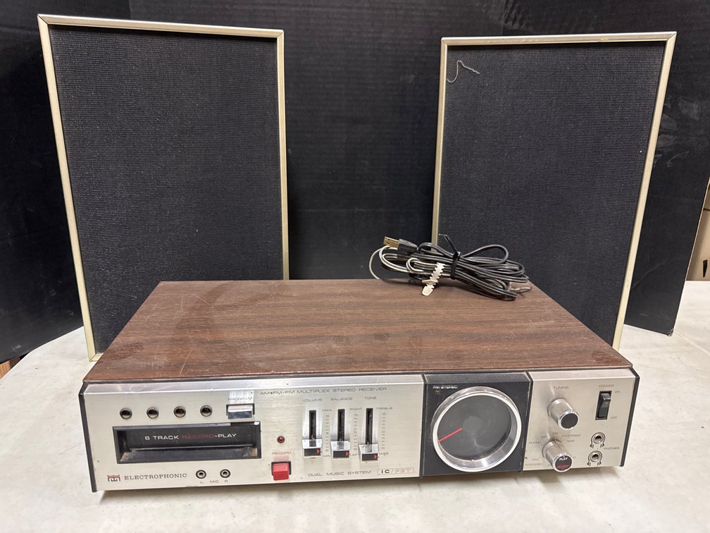 Electrophonic AM/FM /8 Track Multiplex Stereo Receiver