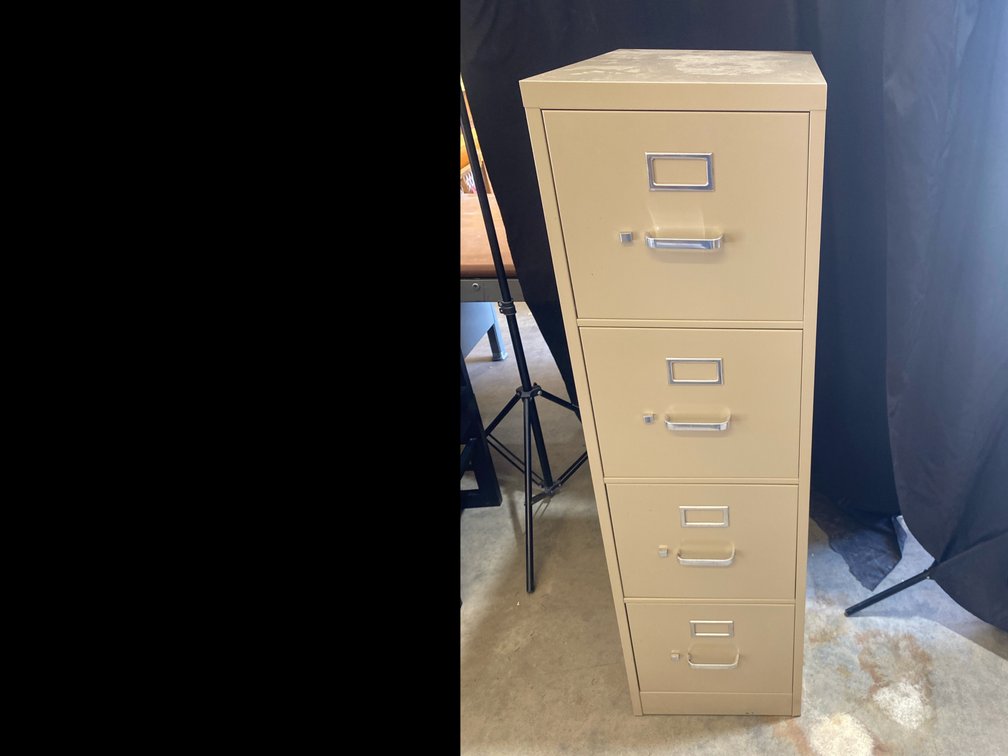 4 Drawer Non-Locking File Cabinet