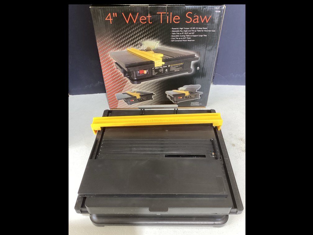 Wet Tile Saw 4”