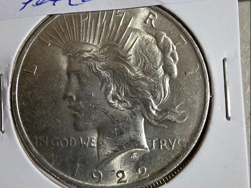1922 P Peace Dollar