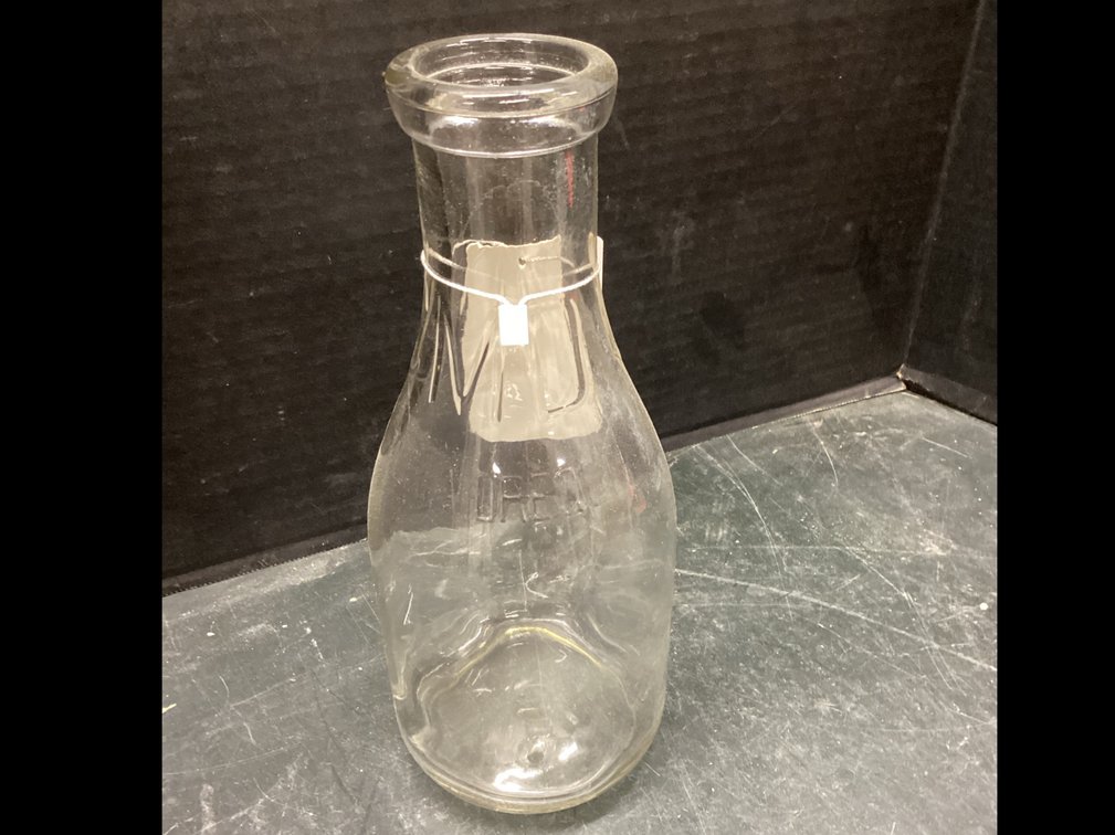 Vintage Milk Bottle - C.M.D. Astoria Oregon