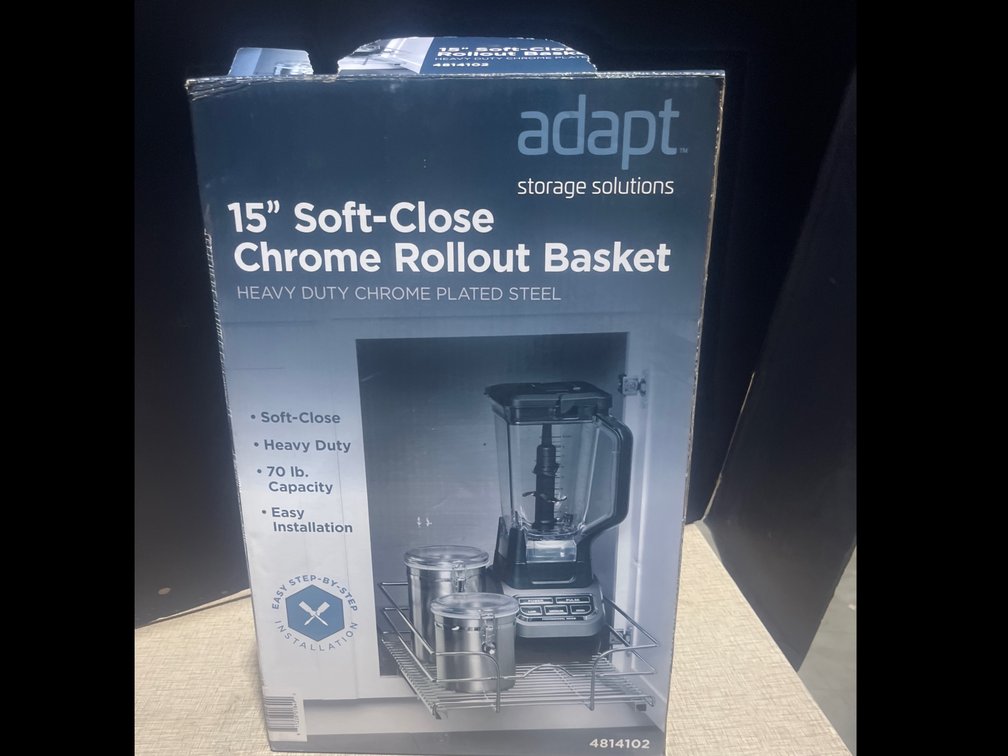 Adapt Storage Solutions 15” Roll out Basket