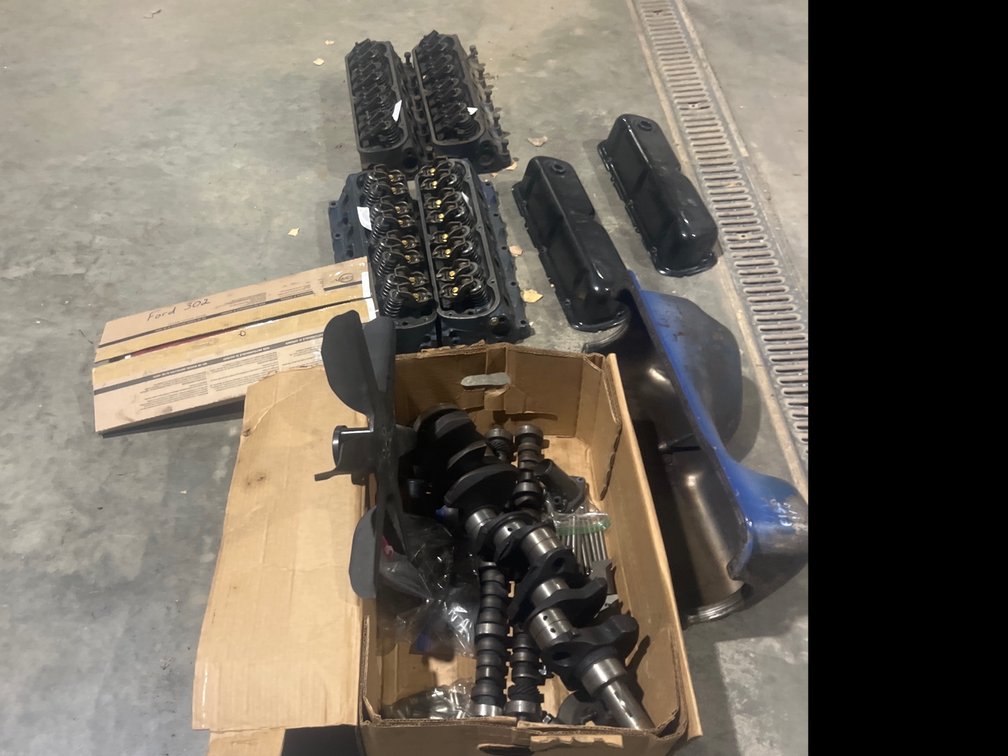 Ford 302 Heads And Engine Parts