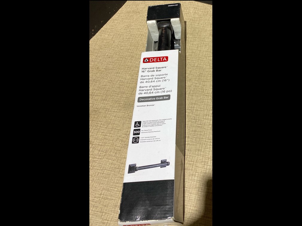 Delta 16” Grab Bar NEW