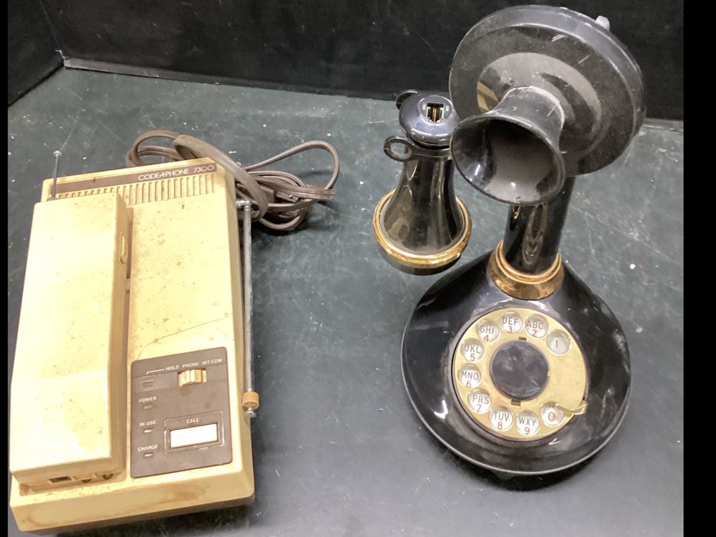 Candlestick Telephone & Code-A Phone