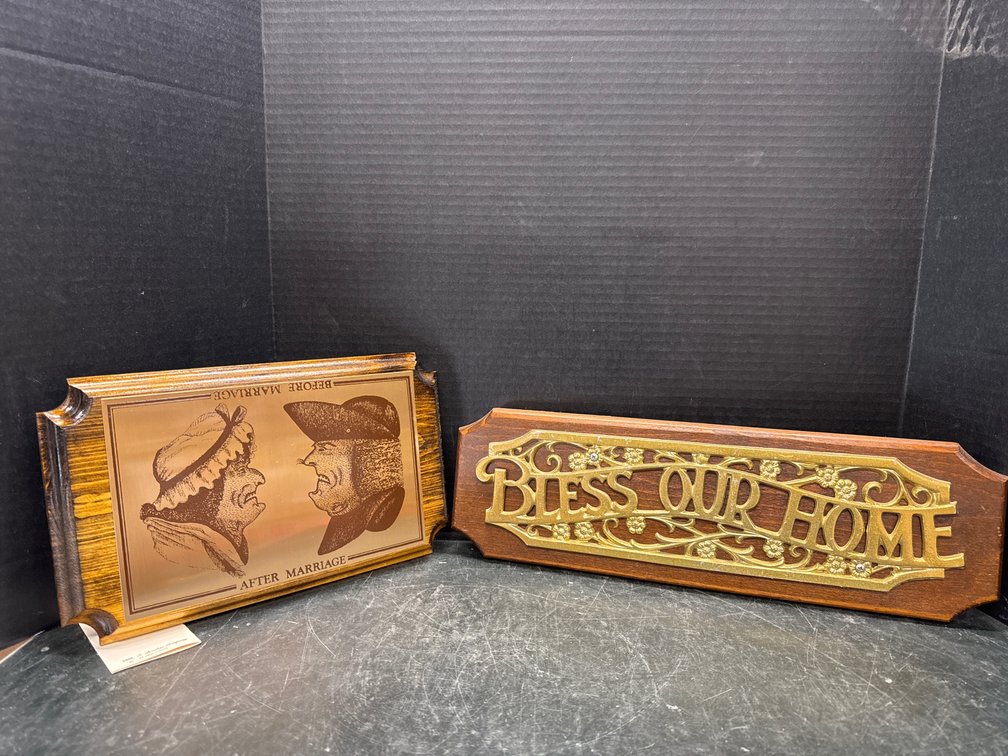 Wood Wall Plaques