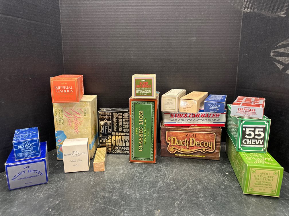 Empty Avon Boxes