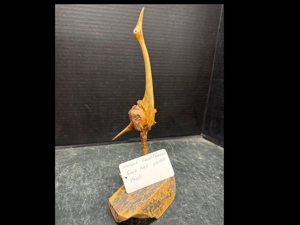 Unique Hand Carved Folk Art