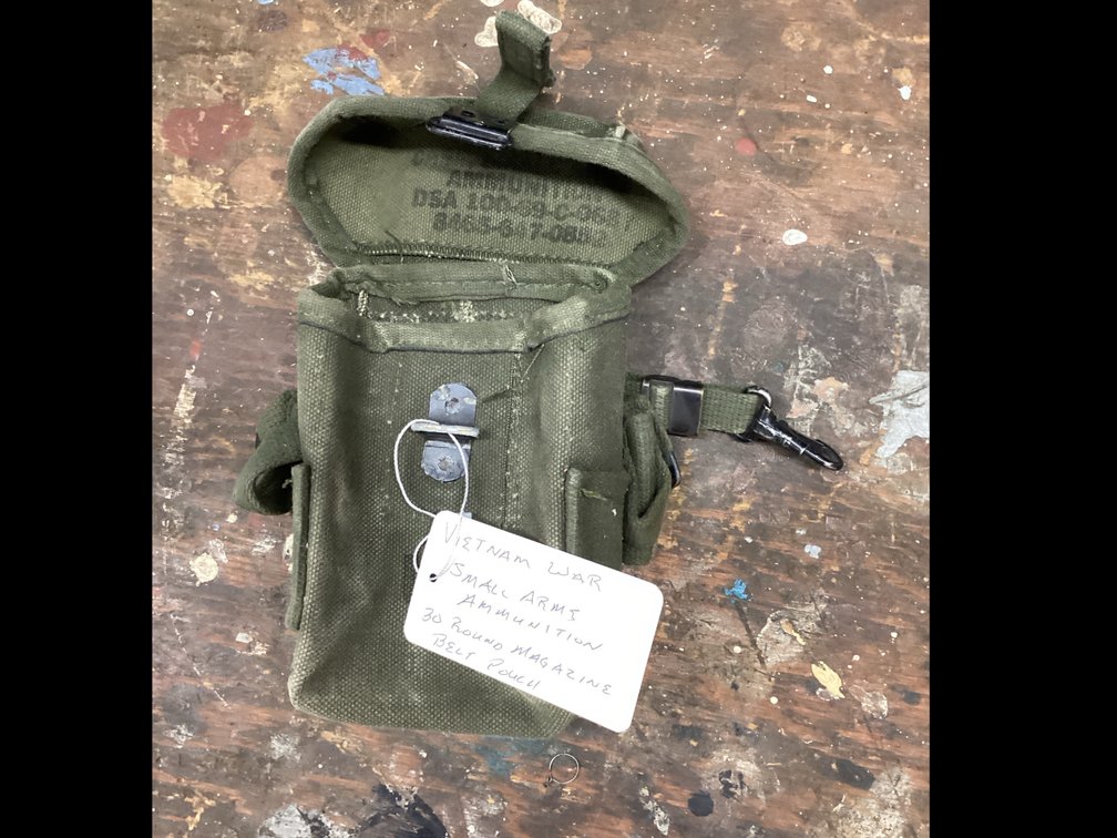 Vietnam War “Small Arms Ammunition 30 Round Magazine Belt Pouch”