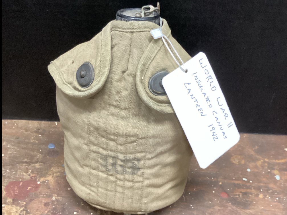 WWll Insulated Canvas Canteen  1942