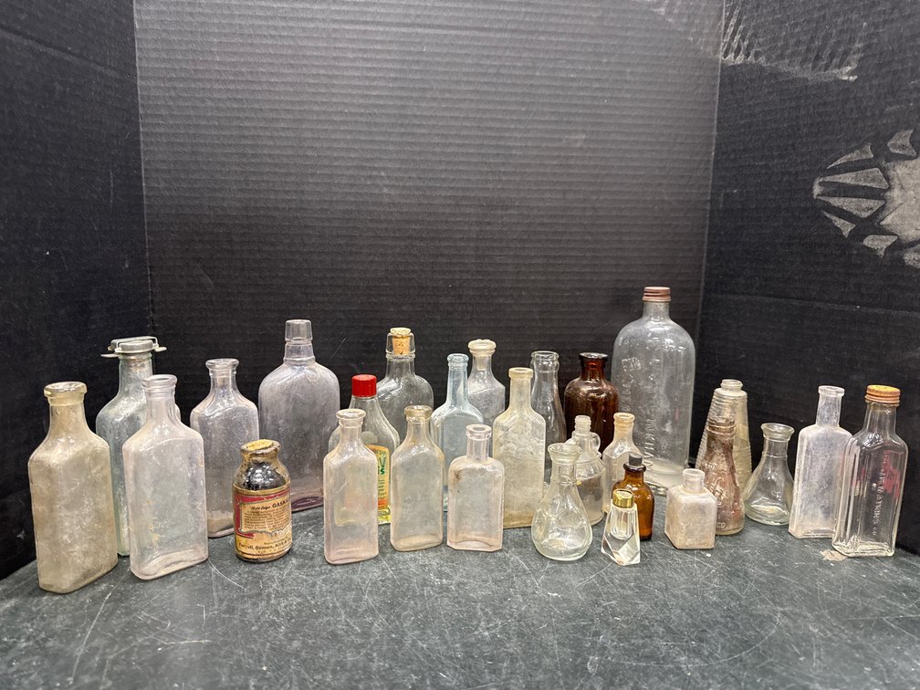 Assorted Antique Bottles