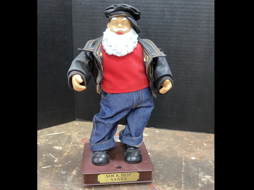 Sock Hop Santa - Battery Operated