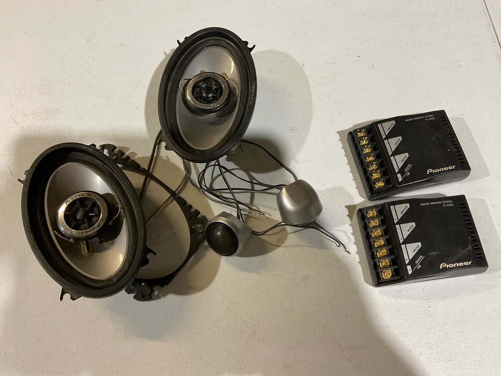 Pioneer X2 4x6 Speakers & Ts-C160R Crossover Networks