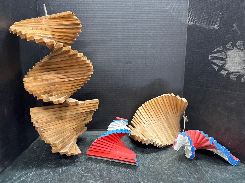 Wooden Wind Spinners