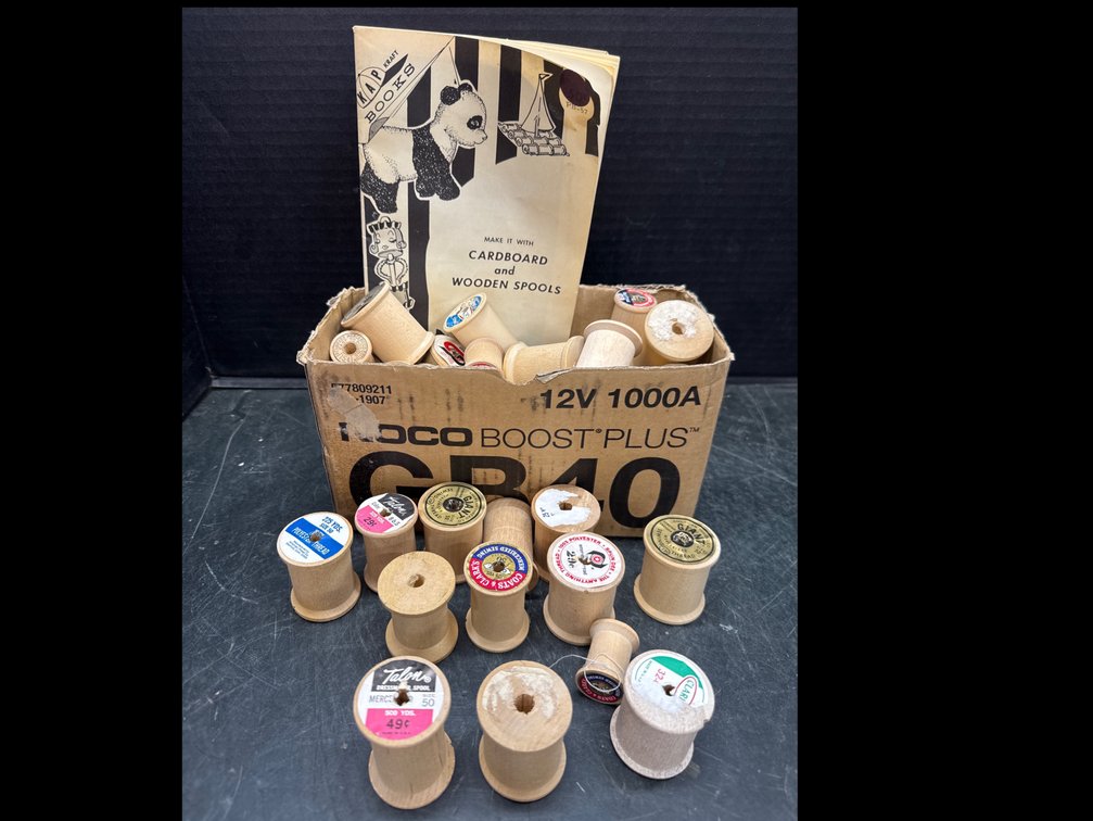 Wooden Thread Spools