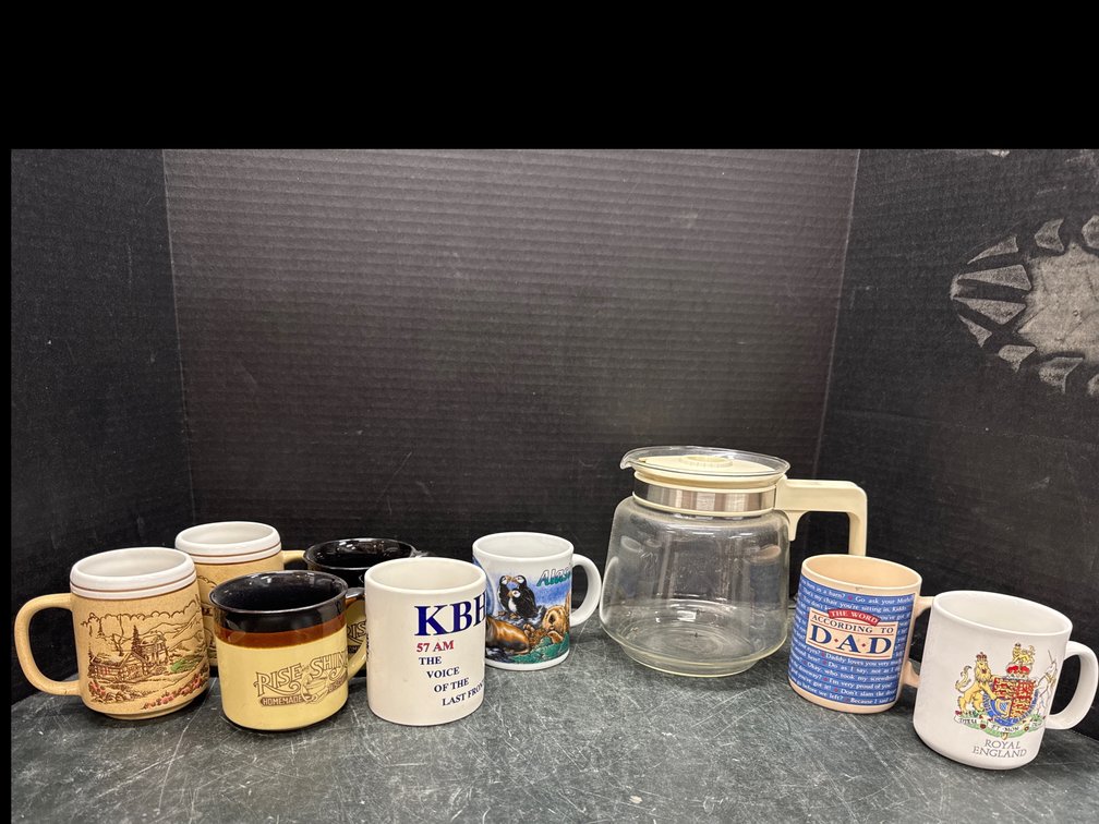 Coffee Cups and Pot