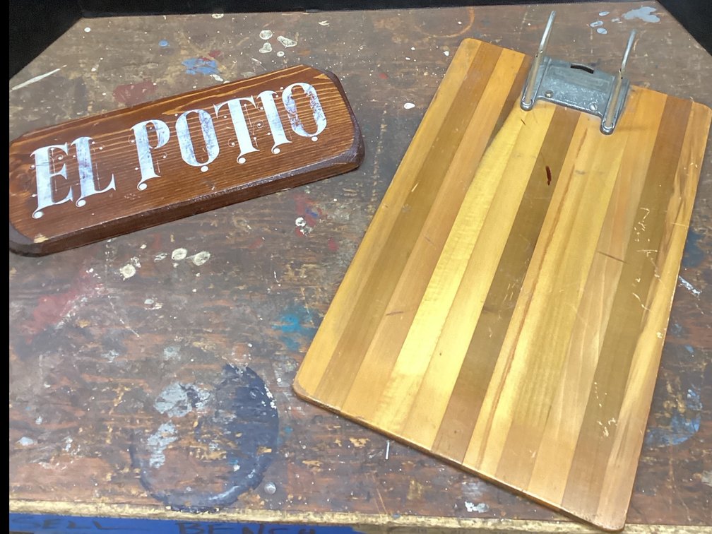 Wooden Items - Arch Clipboard & Plaque