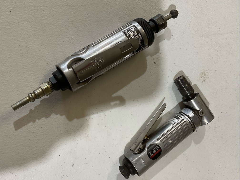 CP & Jet 1/4” Air Die Grinders