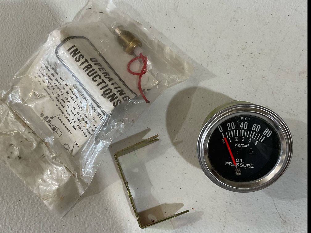 Oil Pressure Gauge