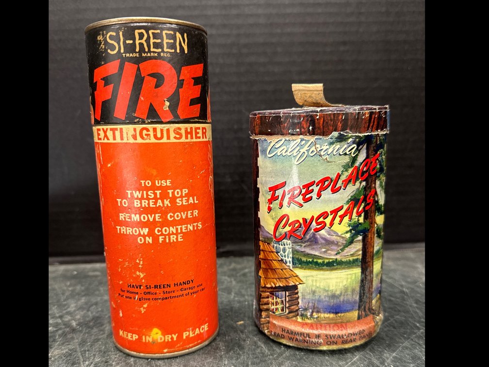 Fire Extinguisher and Fireplace Crystals