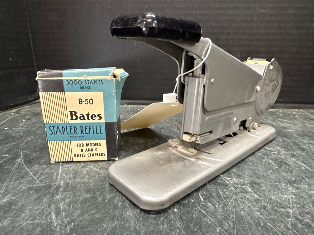 Bates Brass Wire Stapler & Refill Spool
