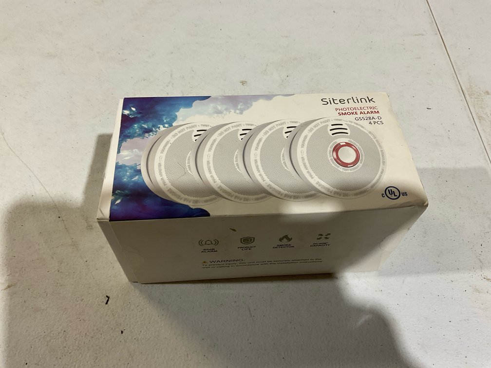 Siterlink Photoelectric Smoke Alarm 4pc Pack