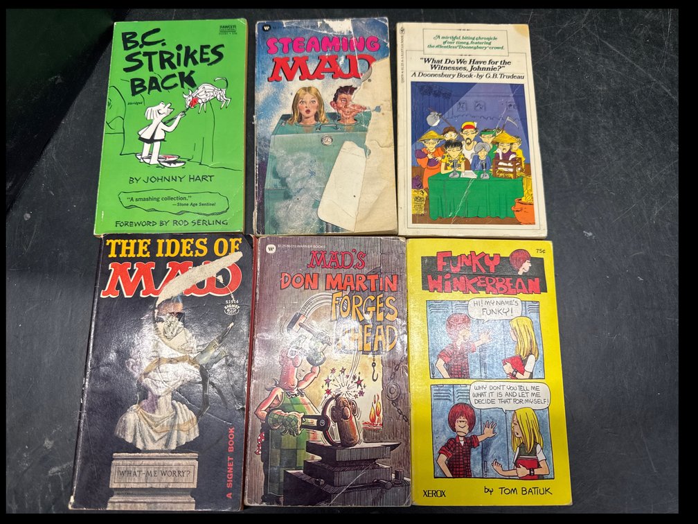 Mad/ Funky Winkerbean/ B.C..Comic Books