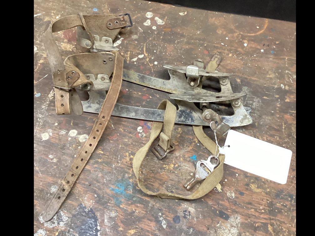 Clamp on Ice Skates with Key by Union Hardware Co