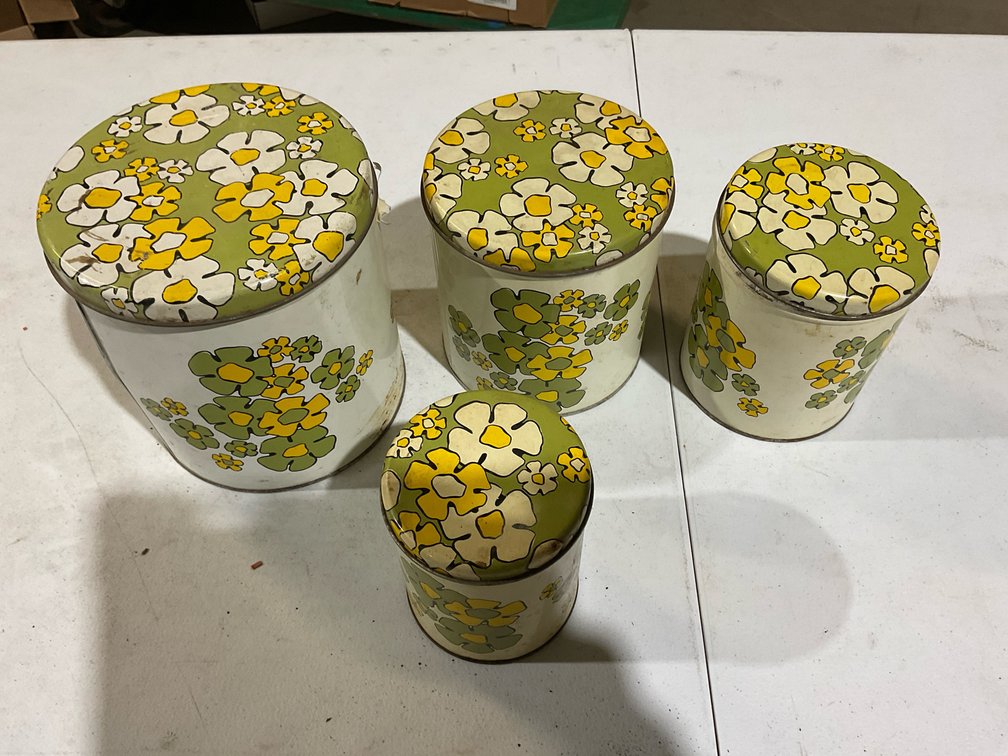 Vintage Nested Canisters