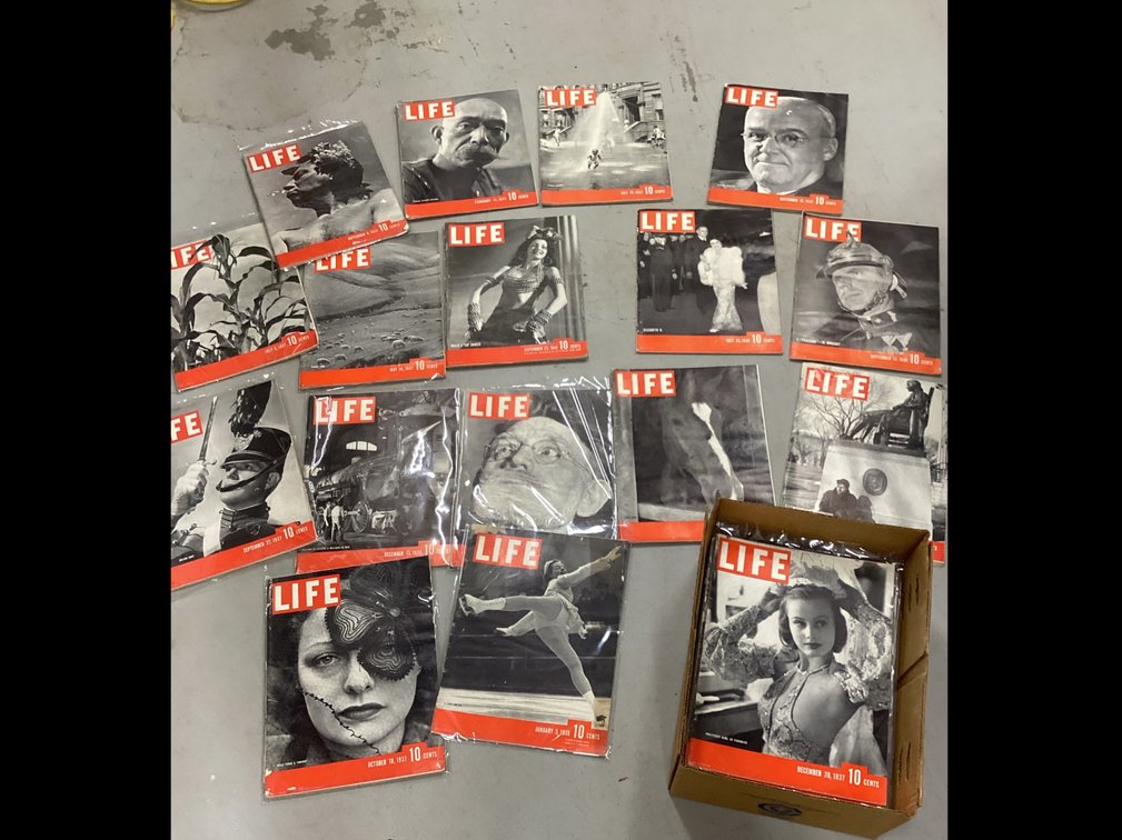 Life Magazines 1937 thru 1941