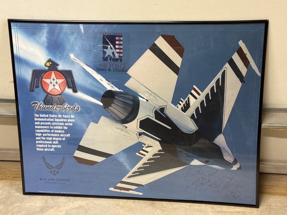 50 Yrs. Air Force Space & Missiles “Thunderbirds” Picture