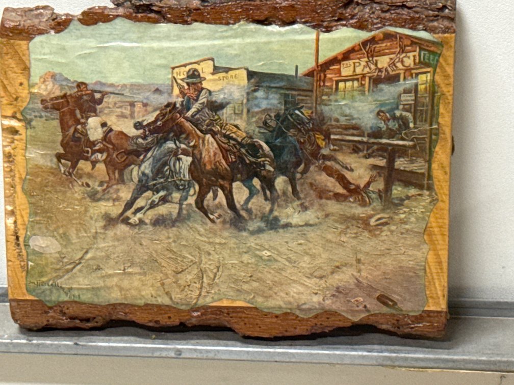 CM Russell Reproduction Print “In Without Knocking”