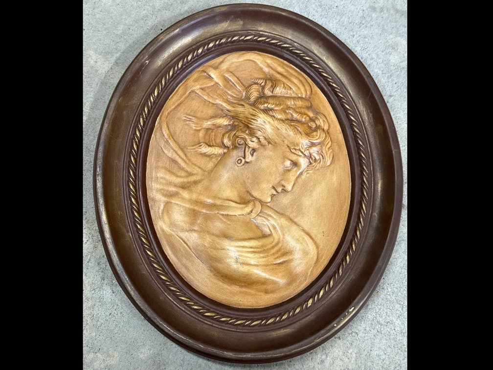 Ceramic Oval Wall Plaque