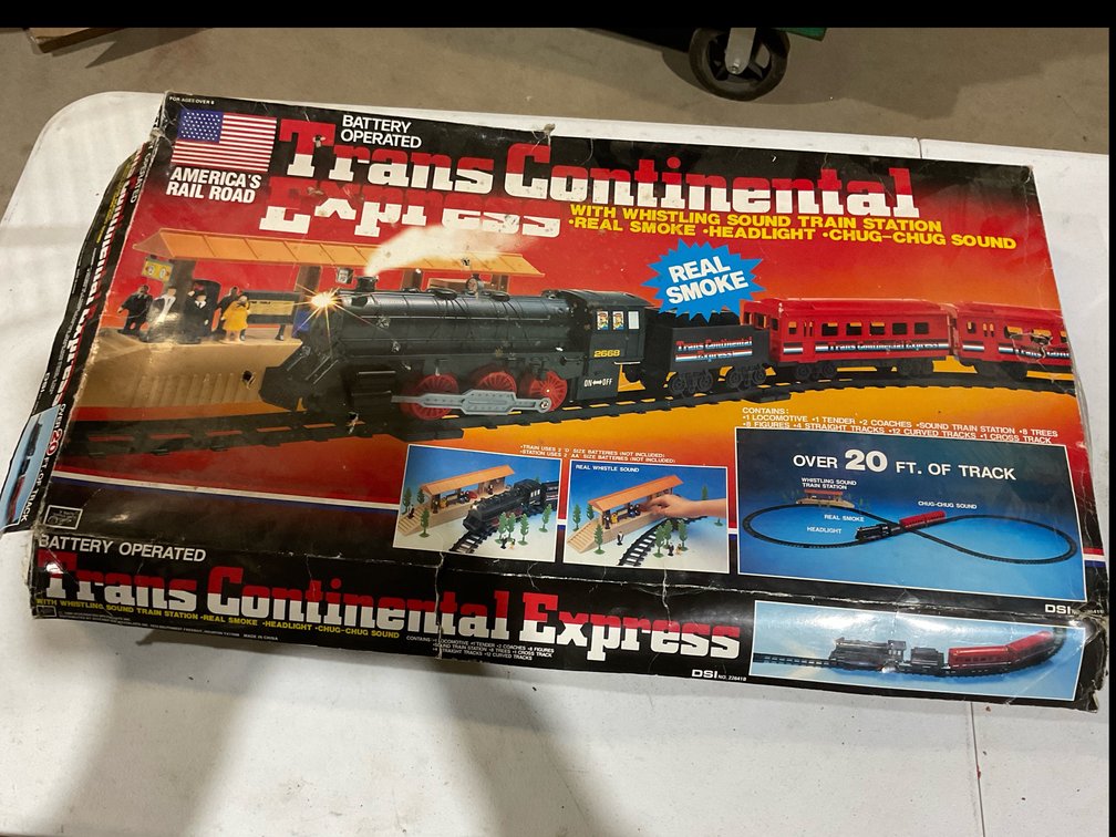 Battery Operated Trans Continental Express Train Set