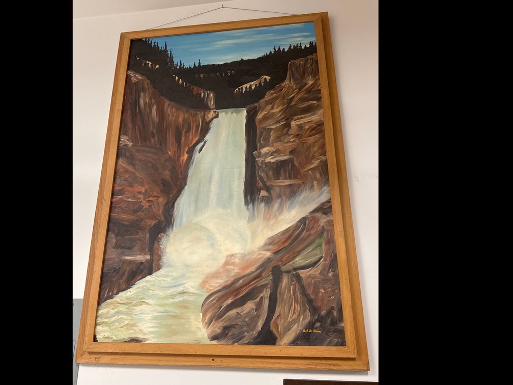 Painted Water Fall Picture