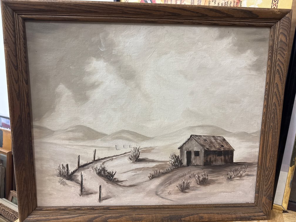 Painted Farmstead Picture