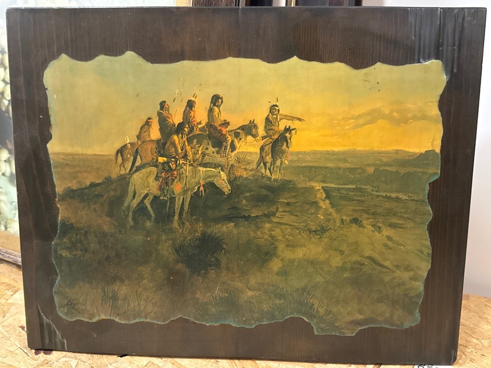 CM Russell “The Shadow At The Water Hole” Picture