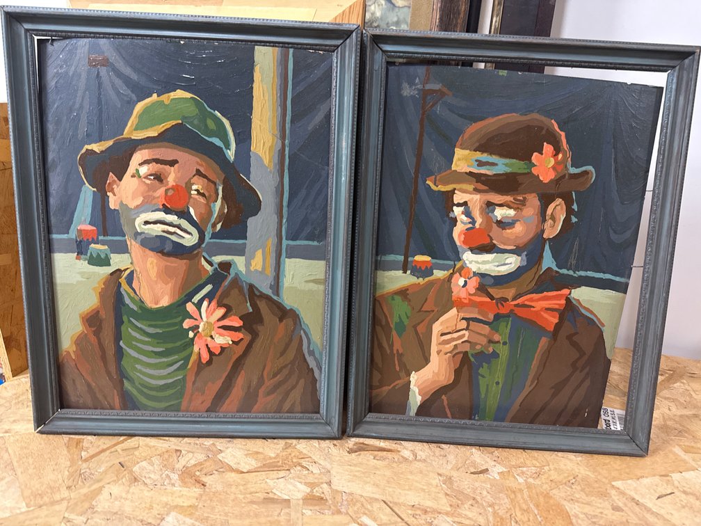 Paint By Number Clown Pictures