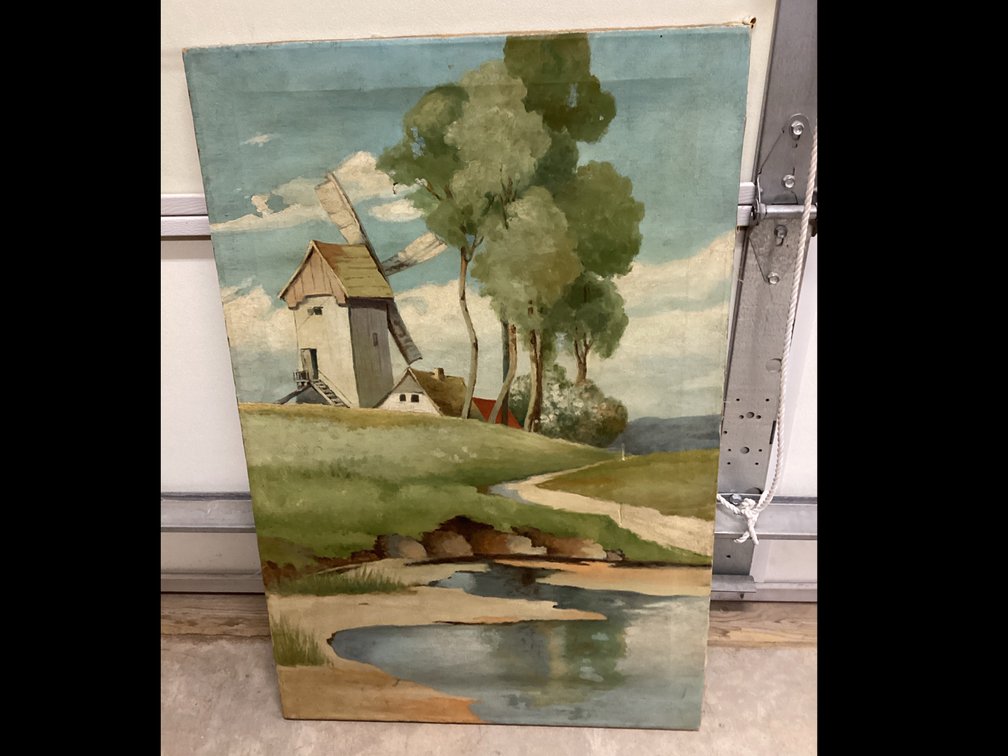 Oil on Canvas “The White Mill”