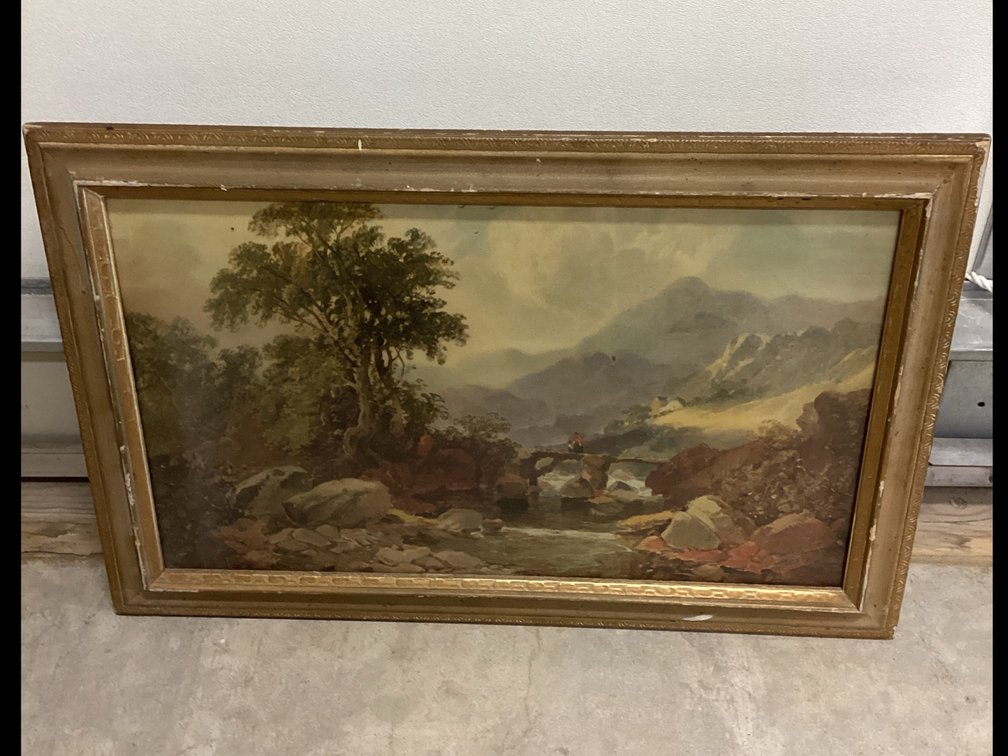Framed  Print “River Landscape Scene”
